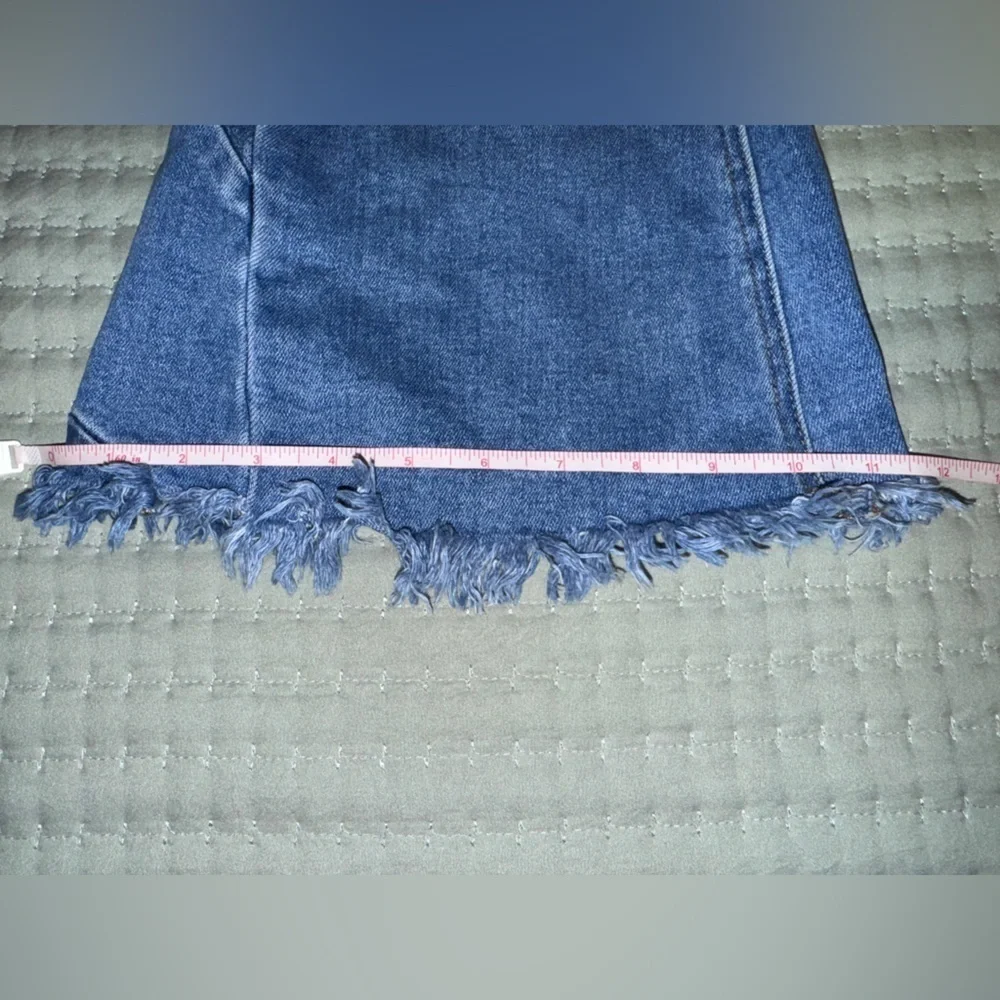 Altar’d State High Rise, distressed, super Flare Jeans size 28. GUC